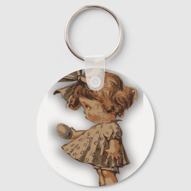 antique easter egg keychain (Front)