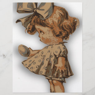 antique easter egg letterhead