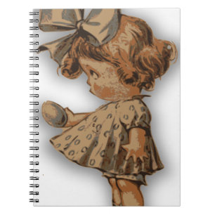 antique easter egg notebook