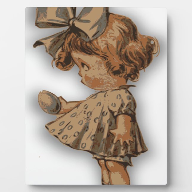 antique easter egg plaque (Front)