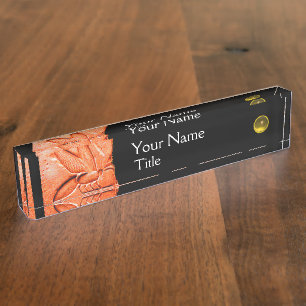 ANTIQUE EGYPTIAN HONEY BEE,BEEKEEPER Red Black Nameplate