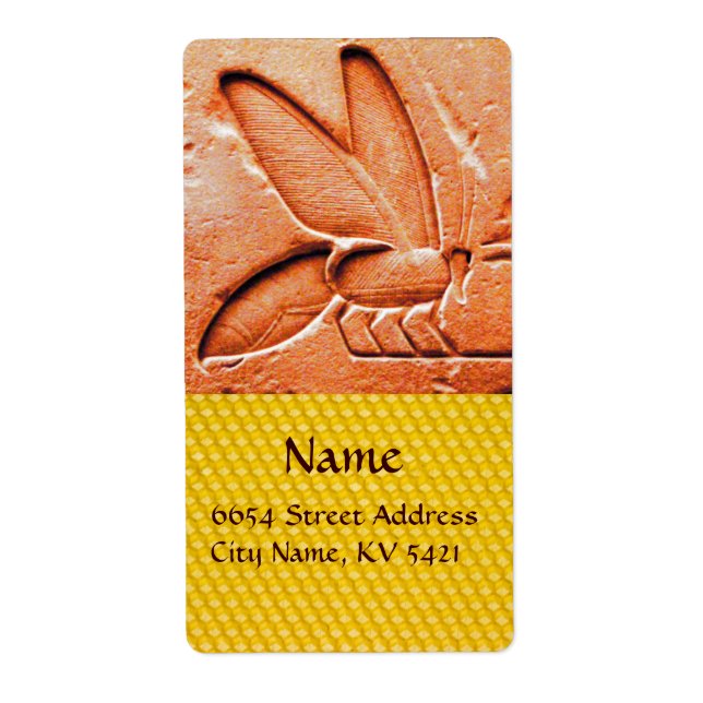 ANTIQUE EGYPTIENNE HONEY BEE BEEKEEPER (Devant)