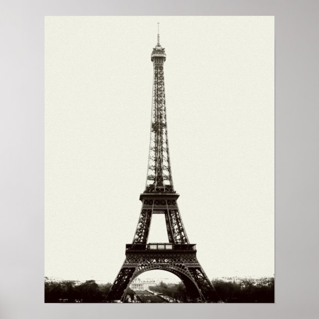 Antique Eiffel Tower Poster (Front)