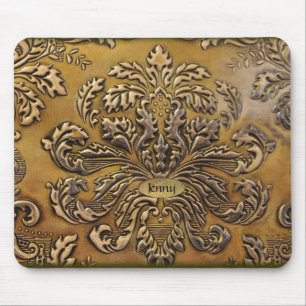 Antique Embossed Leather Look  Mouse Pad