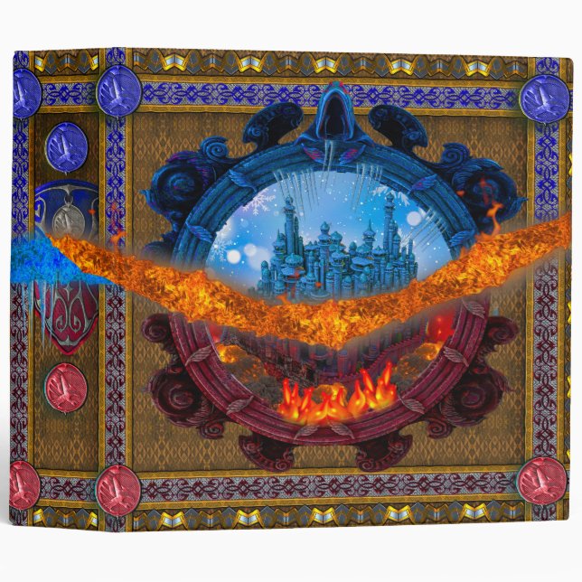 Antique Enchanted Fantasy Fairytale Book I Binder (Front/Spine)