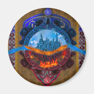Antique Enchanted Fantasy Fairytale Book I Magnet