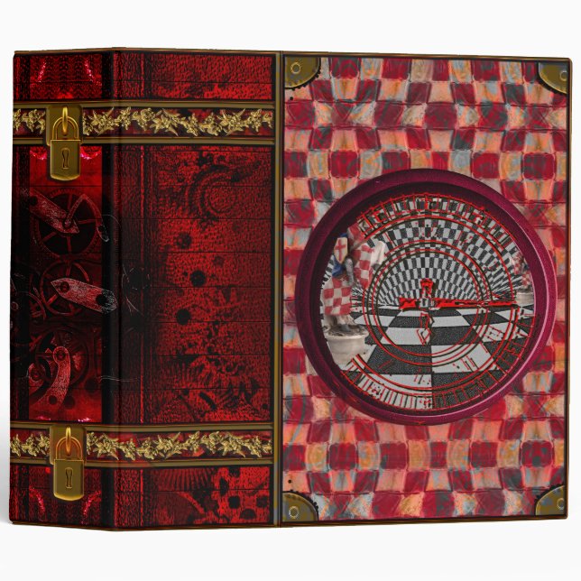 Antique Enchanted Fantasy Fairytale Book III Binder (Front/Spine)