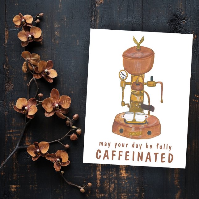 Antique Espresso Machine Coffee CUSTOMIZE IT Funny Postcard (Antique Espresso Machine Coffee CUSTOMIZE IT Funny Postcard
)