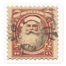 Antique Etched Santa Claus