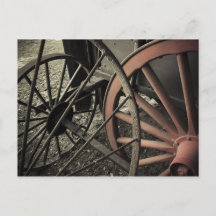 Antique Farm Cart Wheels – Rustic Rural Photogra