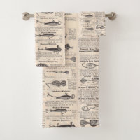 Antique Fishing Lures Catalogue Page Vintage Print
