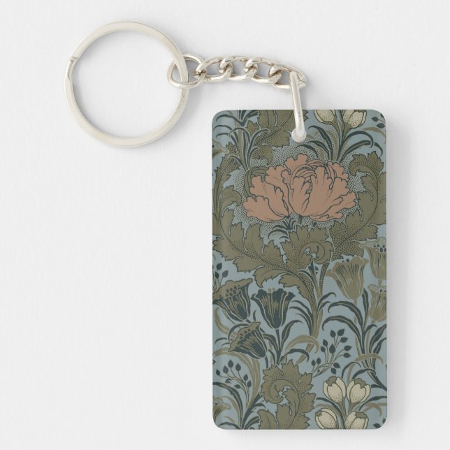Antique Fleur Morris Jardin Fond d'écran Floral (Devant)
