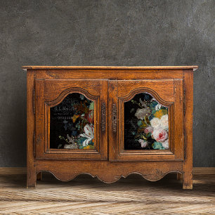 Antique Floral Still Life Decoupage  Tissue Paper