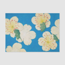 Antique Flower Design - Tissue Paper for Crafting