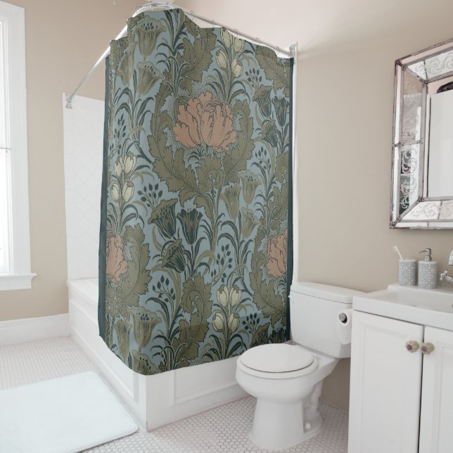 Antique Flower Morris Garden Floral Wallpaper (In Situ)