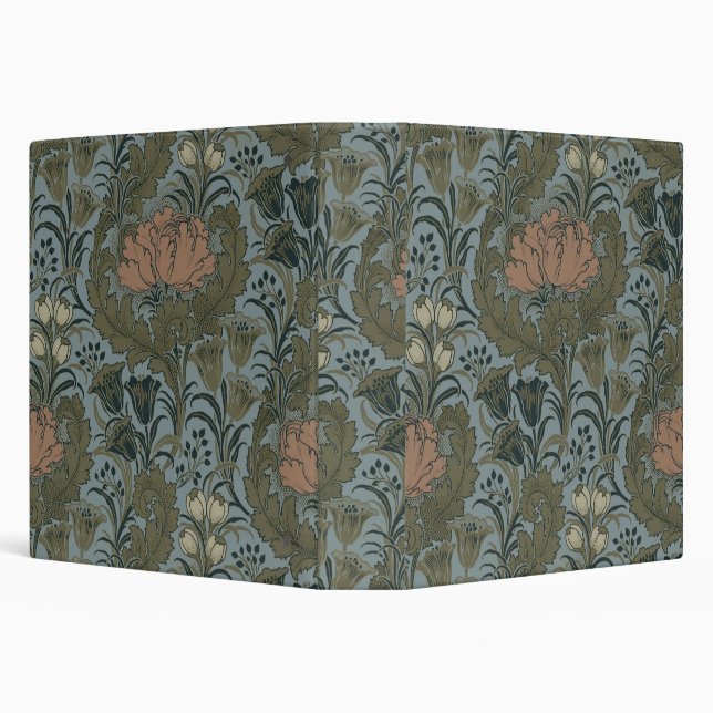 Antique Flower Morris Garden Floral Wallpaper Binder (Background)