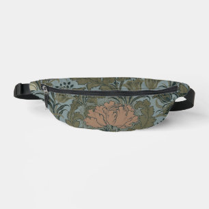 Antique Flower Morris Garden Floral Wallpaper Fanny Pack