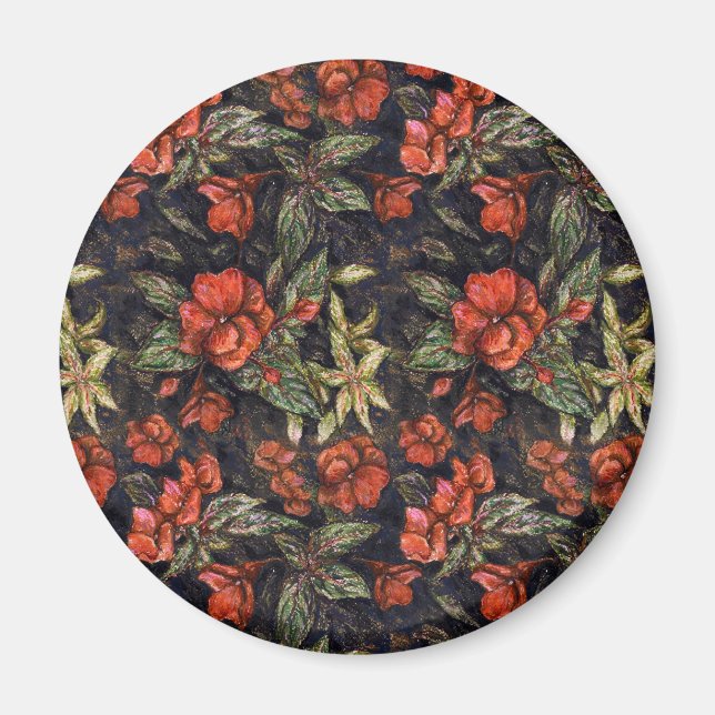 Antique Flowers by Alexandra Cook aka Linandara Magnet (Front)