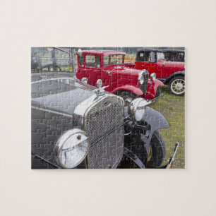 Antique Ford automobiles Jigsaw Puzzle