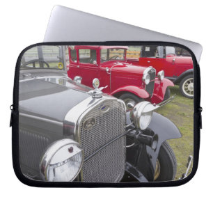 Antique Ford automobiles Laptop Sleeve