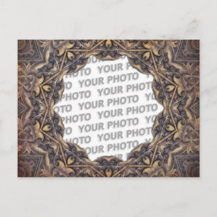 Antique Frame ARTs 2 + your photo Postcard