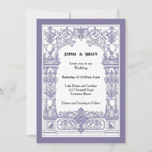 Antique frame Invitation