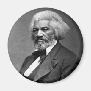 Antique Frederick Douglass Portrait Magnet