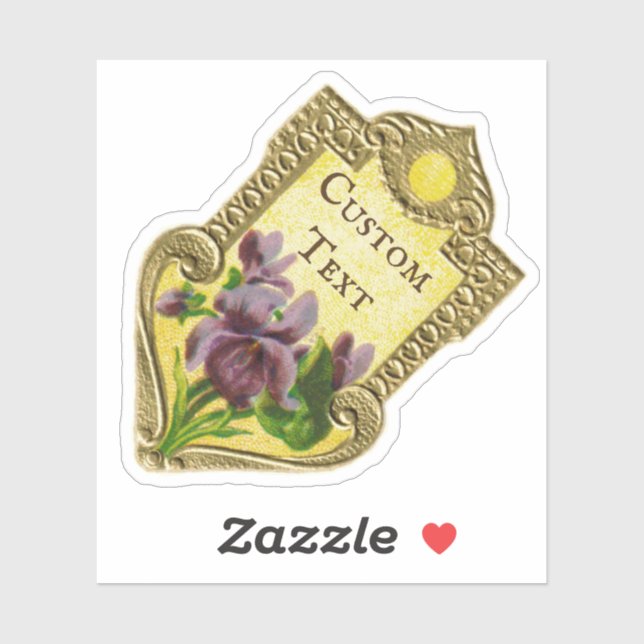 Antique French Perfume Violet (Sheet)