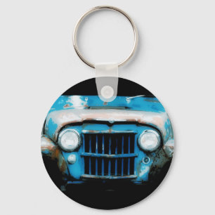 Antique Front Grille and Headlights Keychain