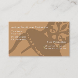 Antique Furniture Business Cards