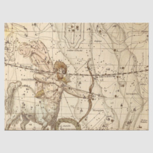Antique Galaxy Map Series Design 6 Tissue Paper