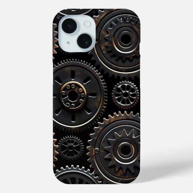 Antique Gearworks Phone Case (Back)