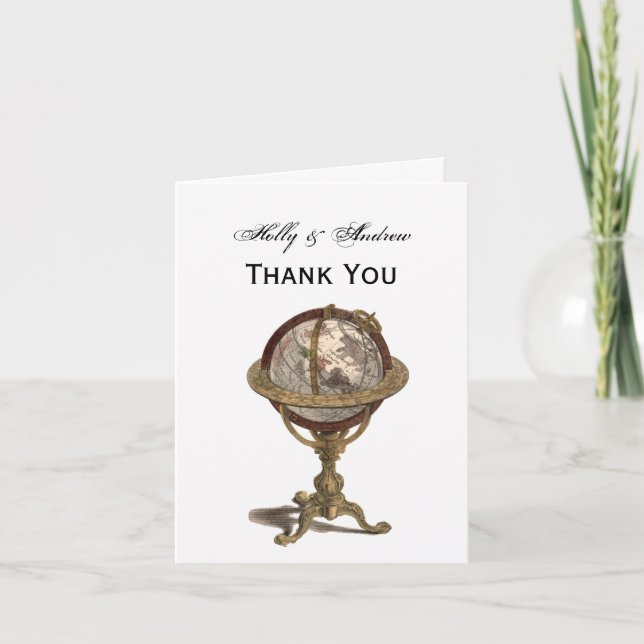 Antique Globe, Merci blanc (Devant)