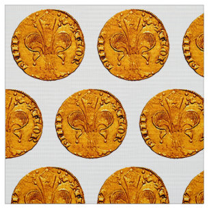 ANTIQUE GOLD FLORENTINE FORINT FABRIC