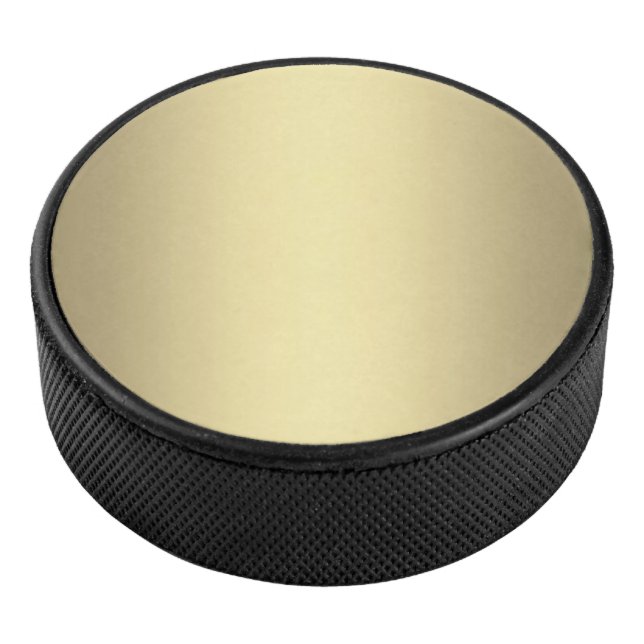 Antique Gold Hockey Puck (3/4)