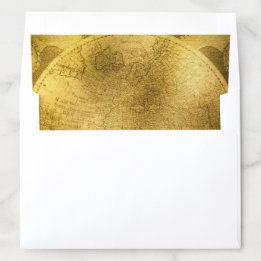 Antique Golden Map Wedding
