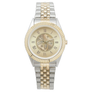 Antique Golden Roman Numerals Watch