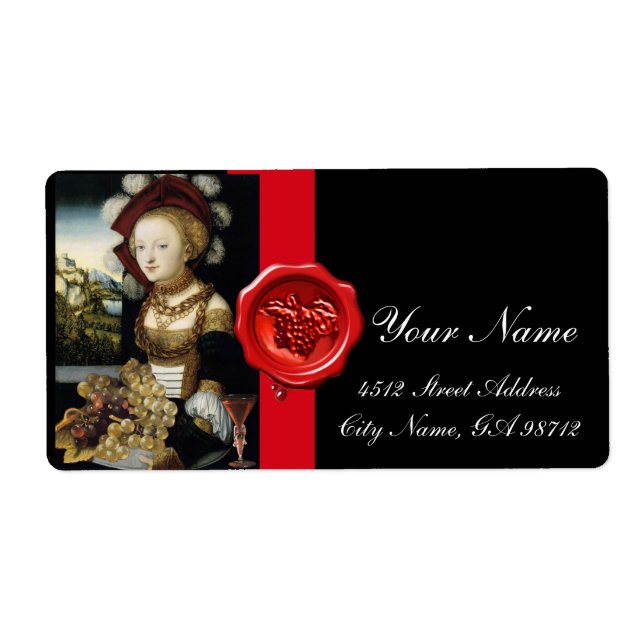 ANTIQUE GRAPE VINEYARD WINE TASTING PARTY WAX SEAL (Front)