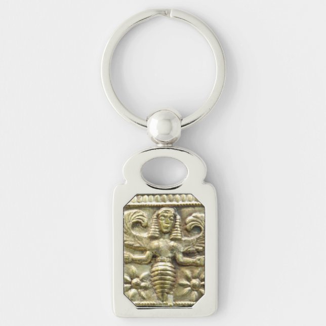 ANTIQUE GREEK HONEY BEE GODDESS KEYCHAIN (Front)