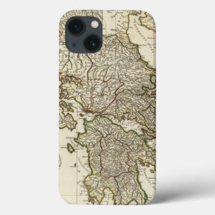 Antique Greek Map iPhone 13 Case
