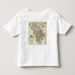 Antique Greek Map Toddler T-shirt