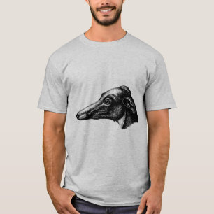 Antique Greyhound Dog  T-Shirt