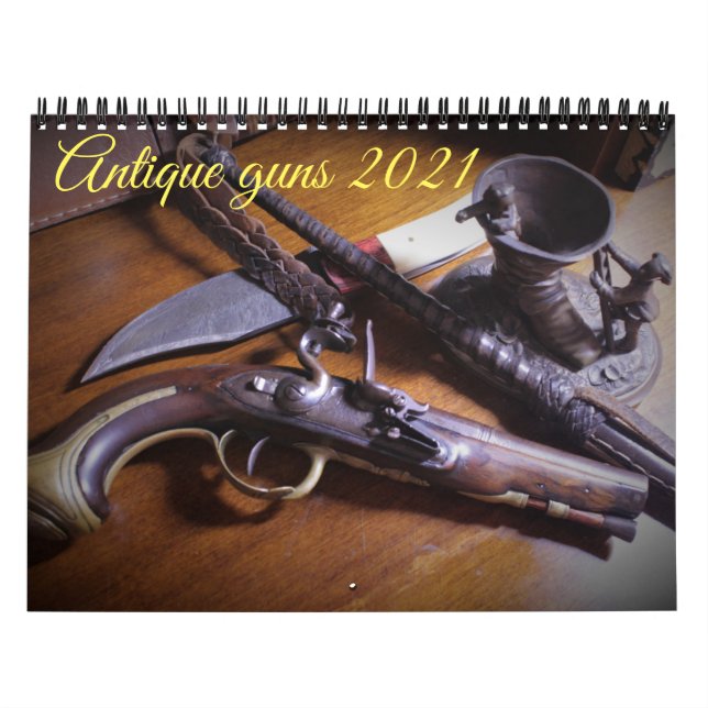 Antique guns photo calendar 2021 (Cover)