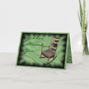 Antique H Rocker-customize any occasion Card
