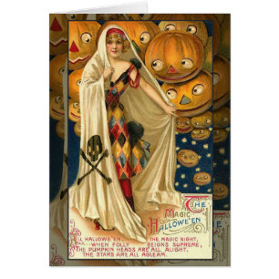 Antique Halloween Jack O Lantern 