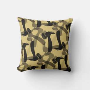 Antique Hammer Mancave Throw Pillow