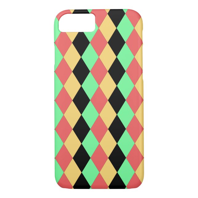 Antique Harlequin Case-Mate iPhone Case (Back)