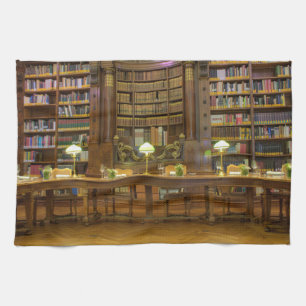 Antique Historical Library Kitchen Towel
