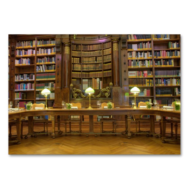 Antique Historical Library Table Number (Front)