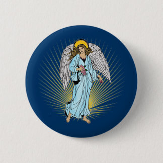 Antique Illustration of an Angel on Tshirts, Gifts 2 Inch Round Button